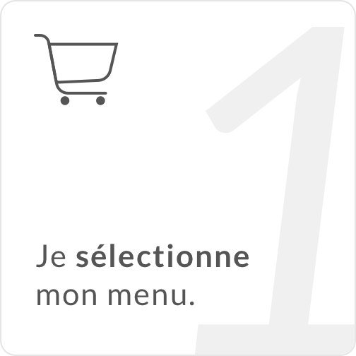 I select my menu.